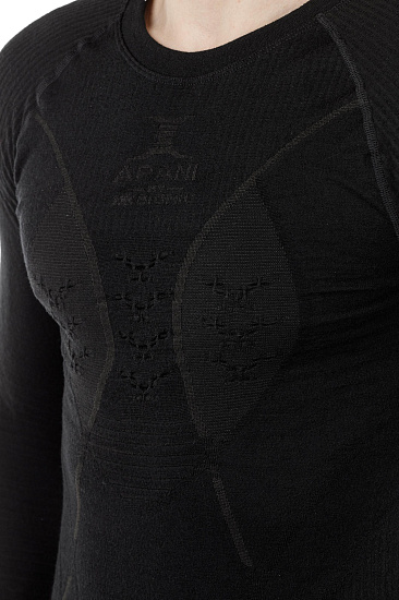Футболка мужская X-Bionic Apani 4.0 Merino Black/Black - Фото 4 большая