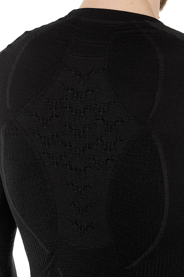 Футболка мужская X-Bionic Apani 4.0 Merino Black/Black - Фото 5 большая