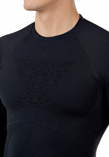 Футболка мужская X-Bionic Energy Accumulator 4.0 LG SL Black/Black - Фото 8 большая