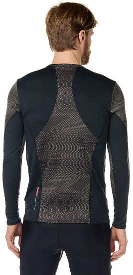 Футболка мужская Mizuno Virtual Body G3 Crew черный - Фото 4 большая