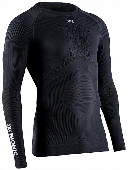 Лонгслив мужской X-Bionic Energy Accumulator 4.0 Opal Black/Arctic White - Фото 1 большая
