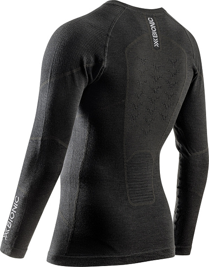 Лонгслив мужской X-Bionic Symbio Merino Opal Black - Фото 3 большая