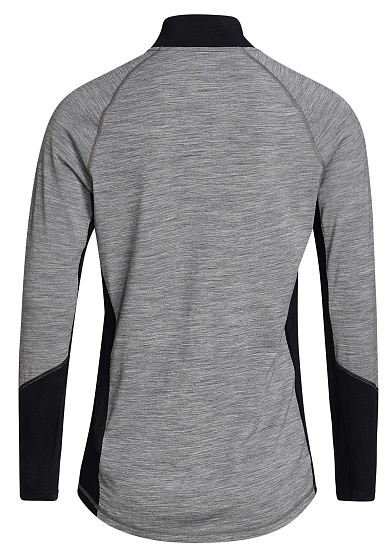 Куртка мужская Peak Performance Magic Half Zip Grey Melange/Black - Фото 6 большая