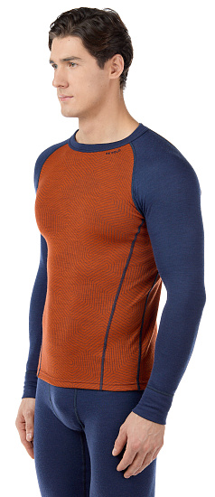 Футболка мужская Devold Duo Active Brick/Ink - Фото 4 большая