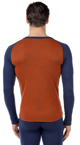 Футболка мужская Devold Duo Active Brick/Ink - Фото 5 большая