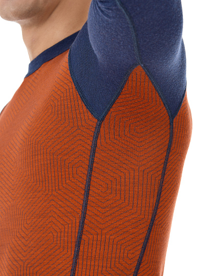 Футболка мужская Devold Duo Active Brick/Ink - Фото 6 большая