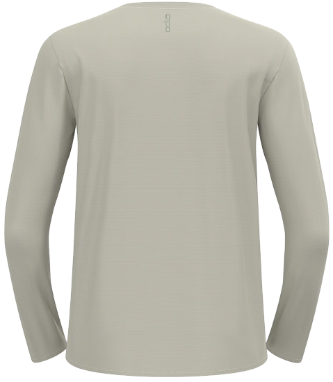 Лонгслив мужской Odlo Zeroweight Chill-Tec Crew Neck LS Agate Gray - Фото 6 большая