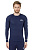 Футболка мужская Odlo Bl Top Crew Neck L/S Active Warm Originals Темно-Синий - Фото 3 малая