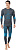 Лонгслив мужской X-Bionic Energy Accumulator 4.0 Melange Dark Grey Melange/Blue - Фото 3 малая