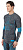 Лонгслив мужской X-Bionic Energy Accumulator 4.0 Melange Dark Grey Melange/Blue - Фото 5 малая