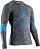 Лонгслив мужской X-Bionic Energy Accumulator 4.0 Melange Dark Grey Melange/Blue - Фото 1 малая