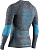 Лонгслив мужской X-Bionic Energy Accumulator 4.0 Melange Dark Grey Melange/Blue - Фото 2 малая