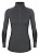 Футболка женская Icebreaker 260 Zone LS Half Zip Jet Hthr/Black/Snow - Фото 1 малая