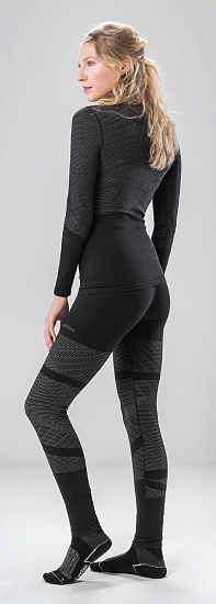 Футболка женская Loffler Hybrid Black - Фото 3 большая