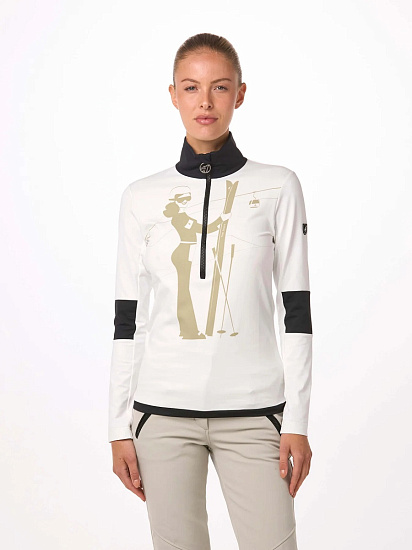 Лонгслив женский Toni Sailer Yumi Mineral Earth - Фото 3 большая