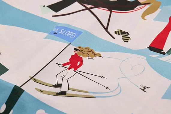 Лонгслив женский Toni Sailer Wieka Print Rose Powder - Фото 5 большая