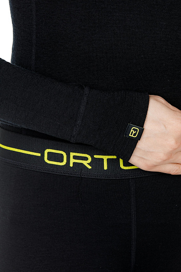 Футболка женская Ortovox 145 Ultra LS Black Raven - Фото 3 большая
