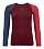 Футболка женская Ortovox 120 Comp Light LS Dark Blood - Фото 1 малая