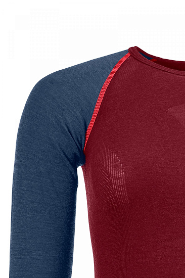 Футболка женская Ortovox 120 Comp Light LS Dark Blood - Фото 4 большая