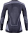 Футболка женская UYN Evolutyon Uw Lg_Sl Charcoal/White/Light Grey - Фото 2 малая