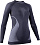 Футболка женская UYN Evolutyon Uw Lg_Sl Charcoal/White/Light Grey - Фото 3 малая