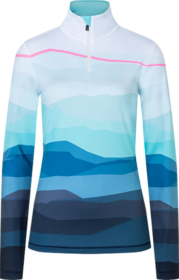 Лонгслив женский Bogner Fire+Ice Ilvy3 Blue - Фото 1 большая