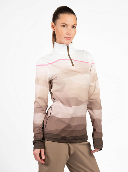 Лонгслив женский Bogner Fire+Ice Ilvy3 Beige - Фото 5 большая