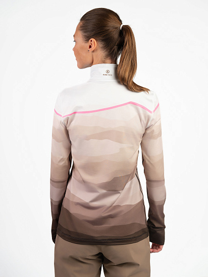 Лонгслив женский Bogner Fire+Ice Ilvy3 Beige - Фото 6 большая