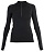 Лонгслив женский Icebreaker 300 MerinoFinePolar Half Zip Black - Фото 1 малая