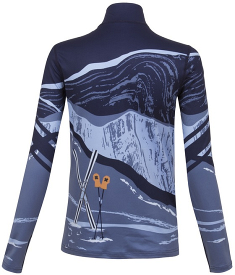 Пулон женский Krimson Klover Elevation 1/4 Zip Indigo - Фото 4 большая