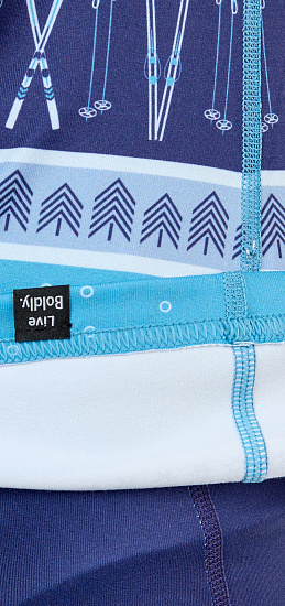 Пулон женский Krimson Klover Midnight Ride 1/4 Zip Adriatic - Фото 7 большая