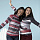 Пулон женский Krimson Klover Midnight Ride 1/4 Zip Bordeaux - Фото 3 малая