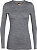 Футболка женская Icebreaker 200 Oasis LS Crewe Gritstone Hthr - Фото 1 малая