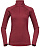 Футболка женская Bergans Snoull Half Zip Bordeaux/Lounge - Фото 1 малая