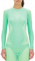 Лонгслив женский UYN Evolutyon Uw Sl Light Green/White/White