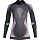 Лонгслив женский UYN Evolutyon Uw Turtle Neck Melange Anthracite Melange/Raspberry/Purple - Фото 1 малая