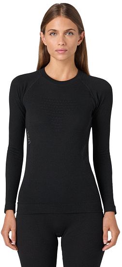Лонгслив женский UYN Cashmere Biotech Uw Ls  Black - Фото 1 большая