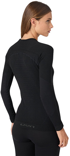 Лонгслив женский UYN Cashmere Biotech Uw Ls  Black - Фото 2 большая