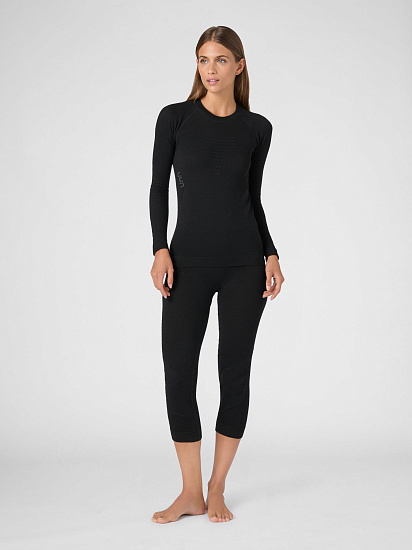 Лонгслив женский UYN Cashmere Biotech Uw Ls  Black - Фото 4 большая