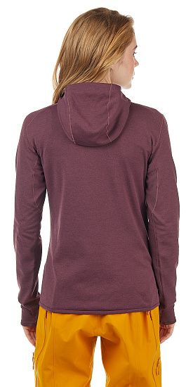 Пулон женский Arcteryx Motus Ar Hoody Rhapsody Heather - Фото 4 большая