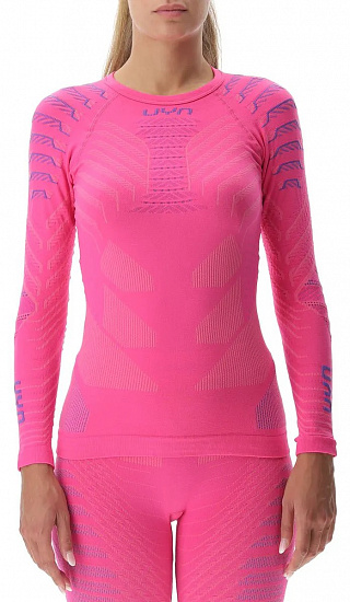 Лонгслив женский UYN Resilyon Uw Sl Round Neck Magenta/Pink - Фото 1 большая