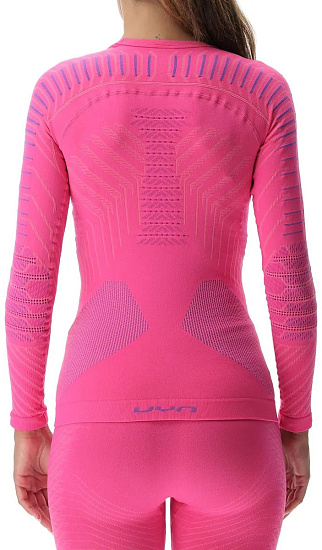 Лонгслив женский UYN Resilyon Uw Sl Round Neck Magenta/Pink - Фото 2 большая