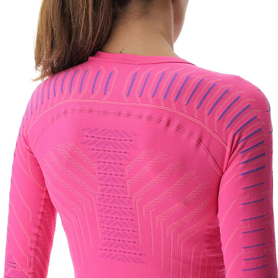 Лонгслив женский UYN Resilyon Uw Sl Round Neck Magenta/Pink - Фото 5 большая