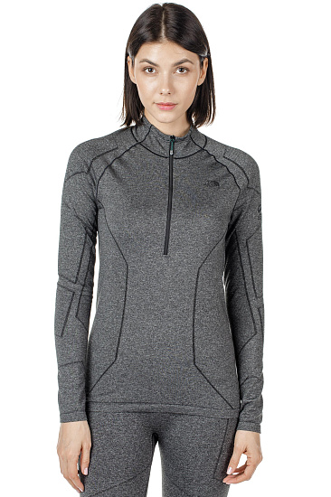 Футболка женская The North Face Summit L1 Top Black Heather - Фото 2 большая