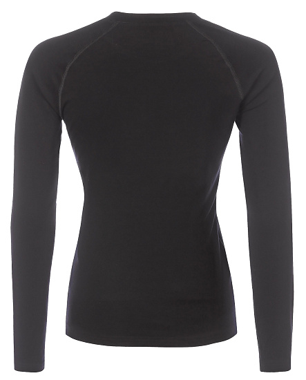 Лонгслив женсий Volcom Merino Blend Black - Фото 2 большая