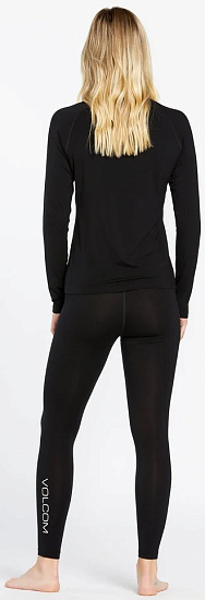Лонгслив женсий Volcom Merino Blend Black - Фото 5 большая