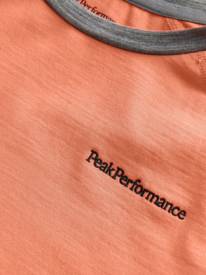 Лонгслив женский Peak Performance Magic Crew Light Orange/Grey Melange - Фото 2 большая