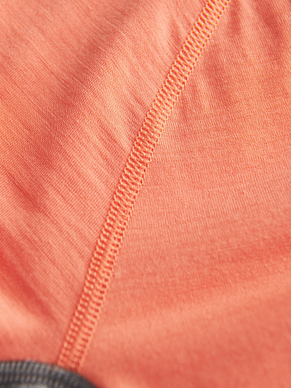Лонгслив женский Peak Performance Magic Crew Light Orange/Grey Melange - Фото 3 большая