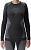 Лонгслив женский UYN Evolutyon Comfort Uw Plus size Charcoal/White/Light Grey - Фото 3 малая