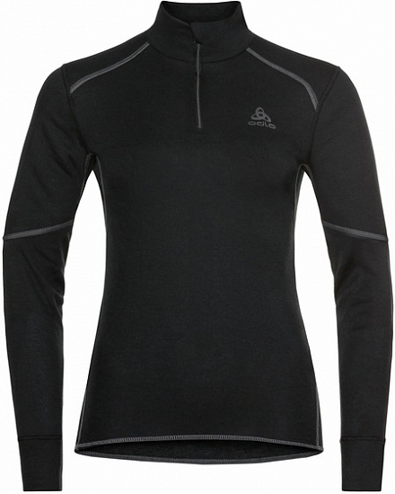 Пулон женский Odlo Active X-Warm Eco Half Zip Black - Фото 1 большая